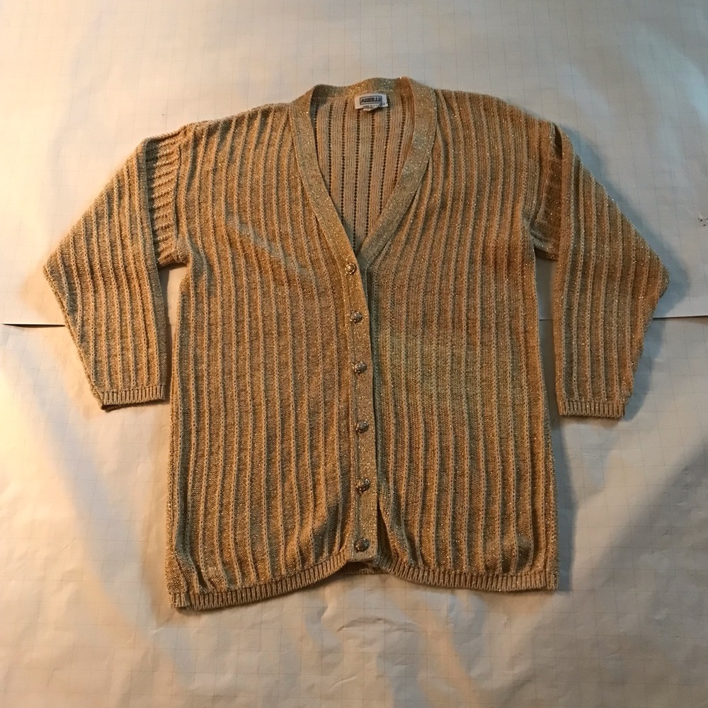 Arielle Gold Metallic Sweater.